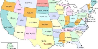 Austin აშშ რუკა
